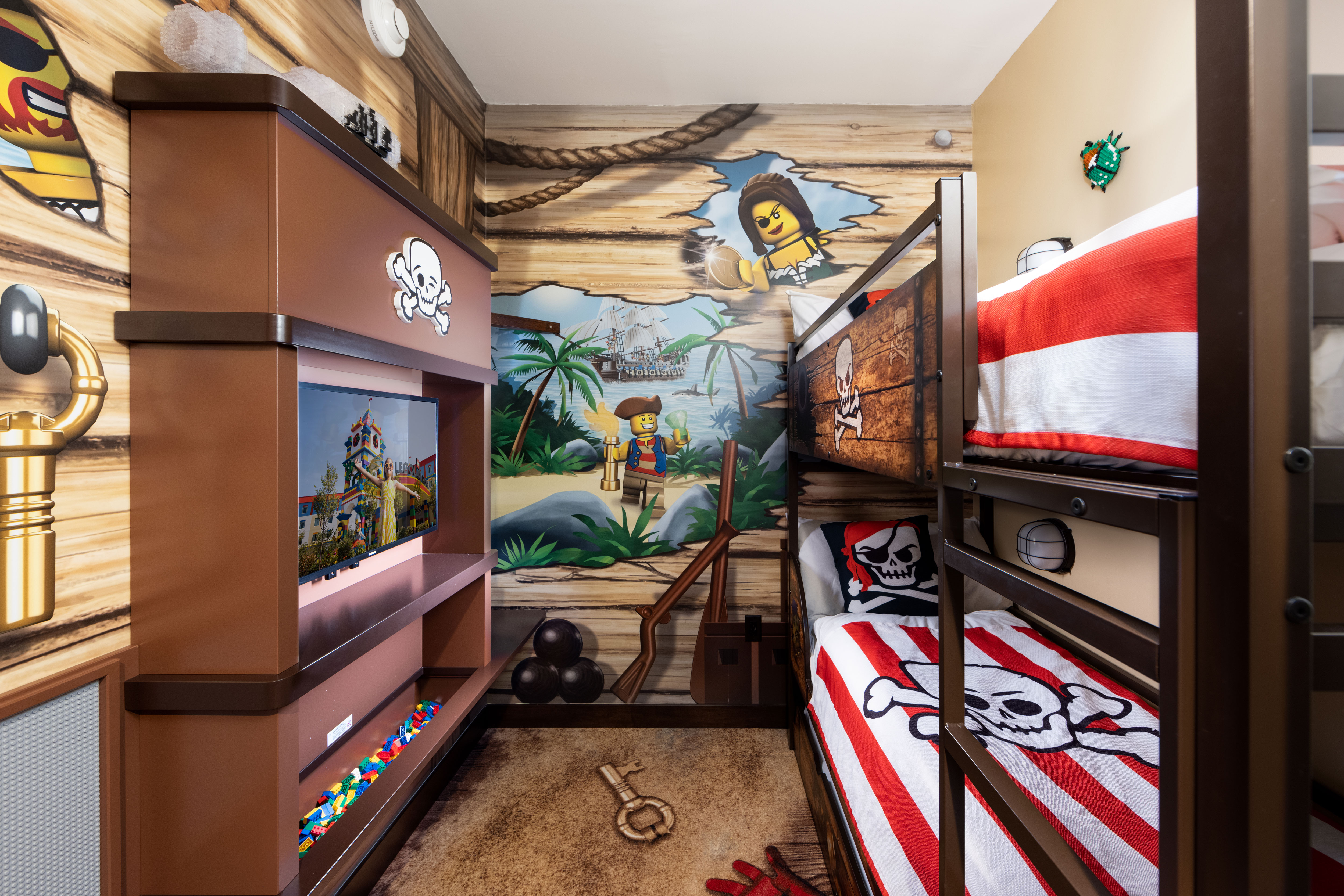 Kids Sleeping Area Pirate Themed Room