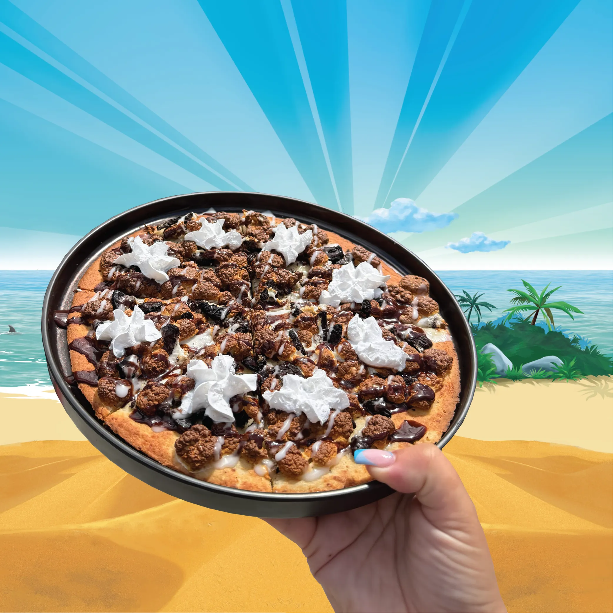 Cookies & Cream Pizza