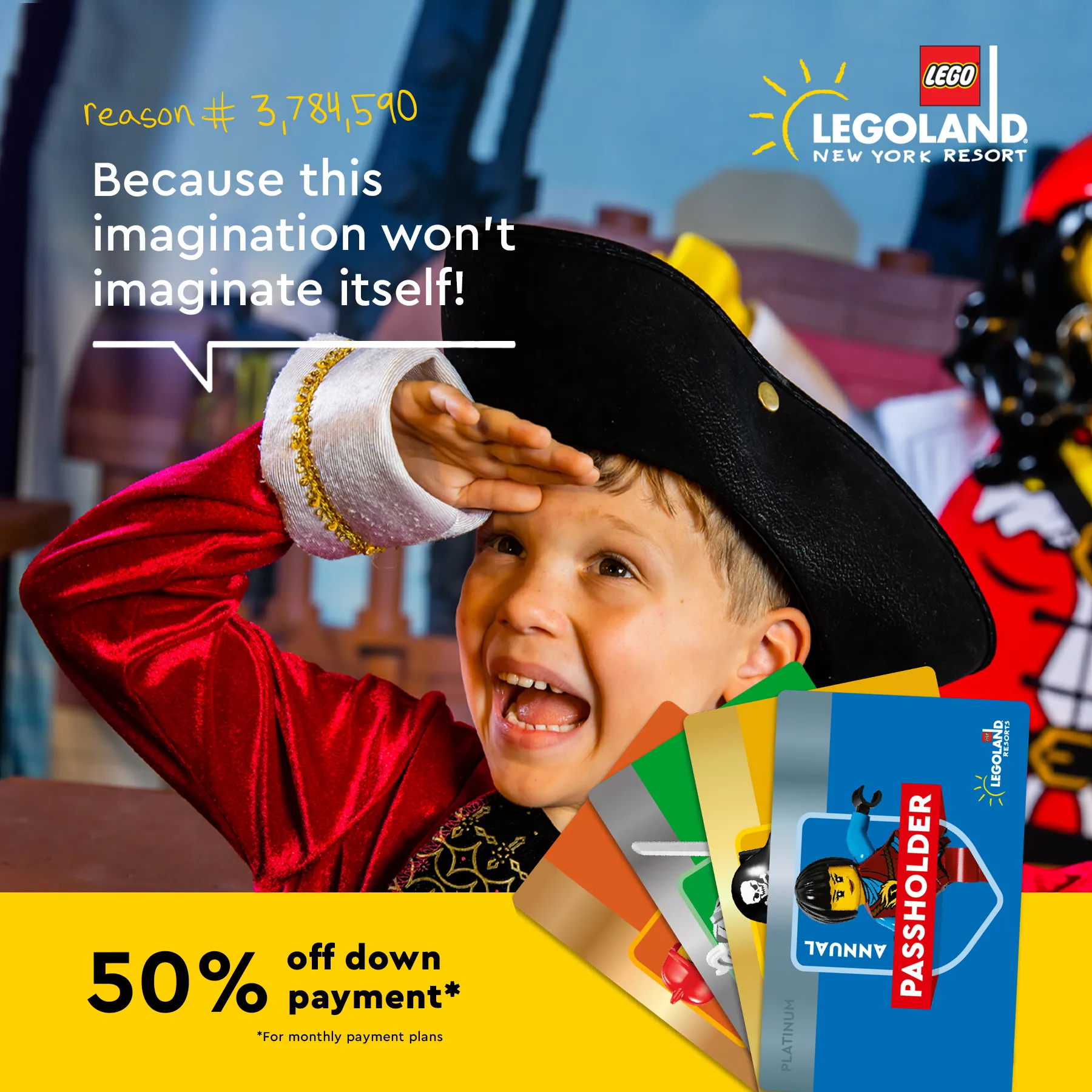 legoland annual pass promotion 2021