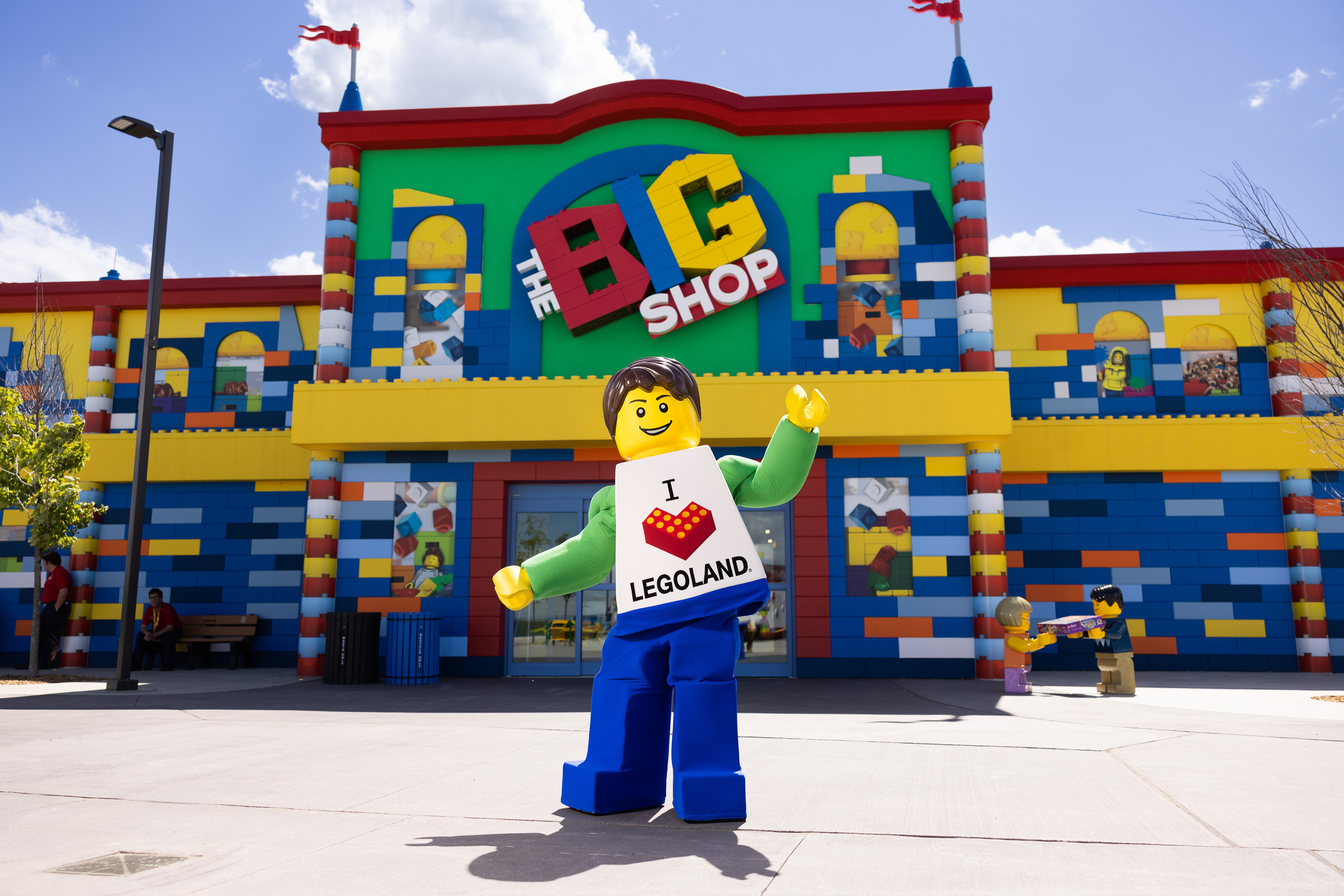 LEGOLAND Mike is ready to meet visitors at the Brick Street Meet & Greet